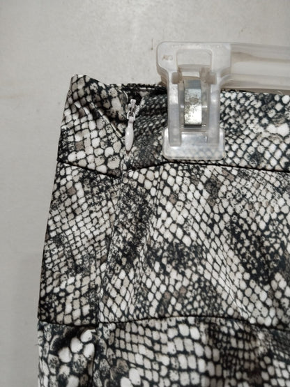 FREE PEOPLE|M|WAIST 32|Snakeskin Print A-Line Skirt