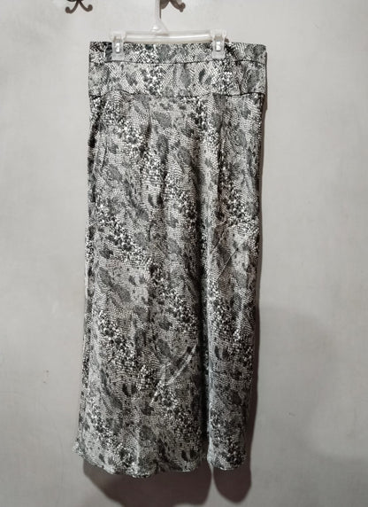 FREE PEOPLE|M|WAIST 32|Snakeskin Print A-Line Skirt