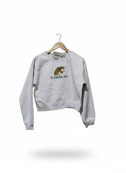 ZOOZATZ|M|BUST 21|RATTLERS SPORT CROP CREW SWEATSHIRT