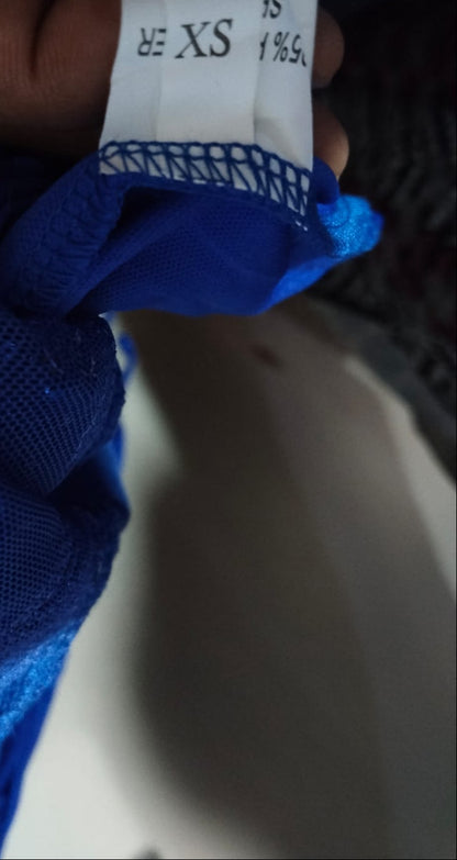 LUCY IN THE SKY |XS|BUST 14|SEQUIN BODYCON DRESS IN ROYAL BLUE