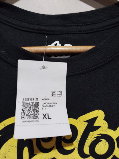 FOREVER21 CHEETOS|XL|BUST 21|B12| CHEETOS SURFING CHESTER CATCHING WAVES T-SHIRT