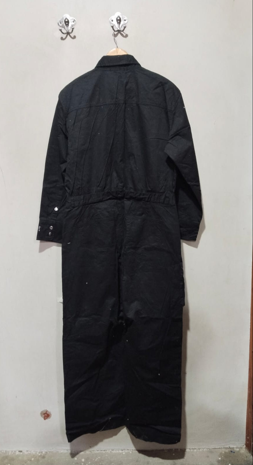 FOREVER 21|XL|BUST 21| UTILITARIAN CARGO JUMPSUITS BLACK