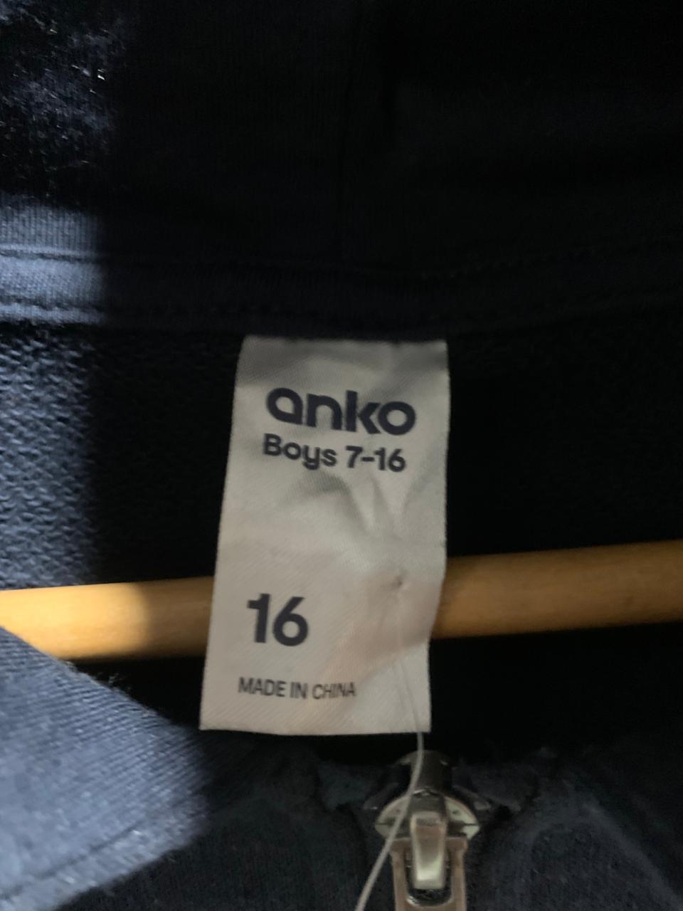 ANKO|M|BUST 20| NAVY BLUE FULL ZIPPER HOODIE