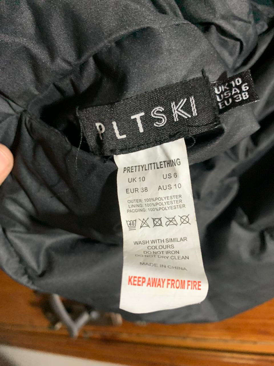 PRETTY LITTLE THINGS|M|BUST 22|Hooded Cropped Puffer Jacket