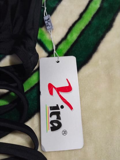 YIRA|L|BUST 13|Ladder Cutout Halter Neck One-Piece Swimsuit