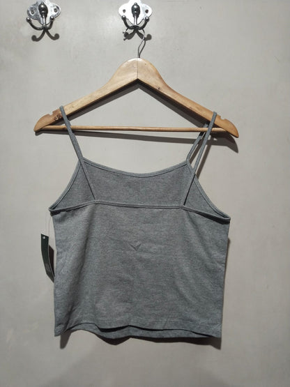 WILD FABLE|XXL|BUST 16.5|Grey Spaghetti Strap Crop Top