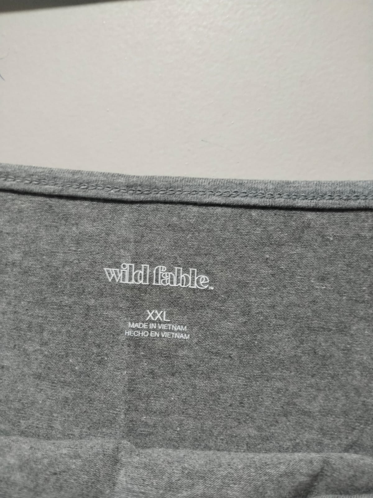 WILD FABLE|XXL|BUST 16.5|Grey Spaghetti Strap Crop Top