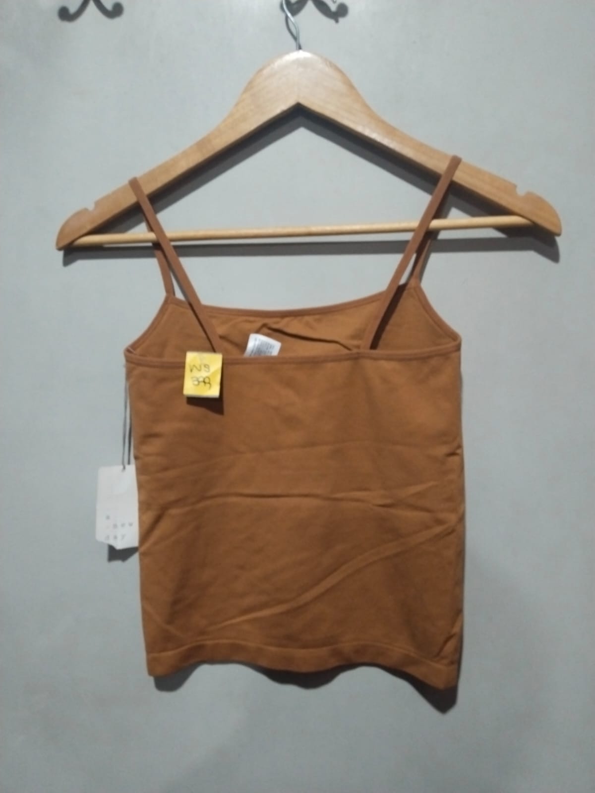 A NEW DAY|S|BUST 12.5|Brown Spaghetti Strap Cami Top