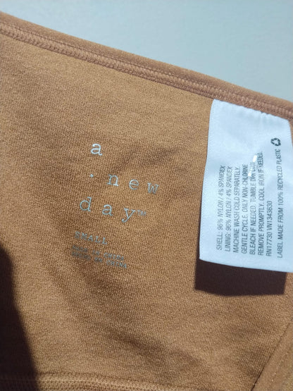 A NEW DAY|S|BUST 12.5|Brown Spaghetti Strap Cami Top