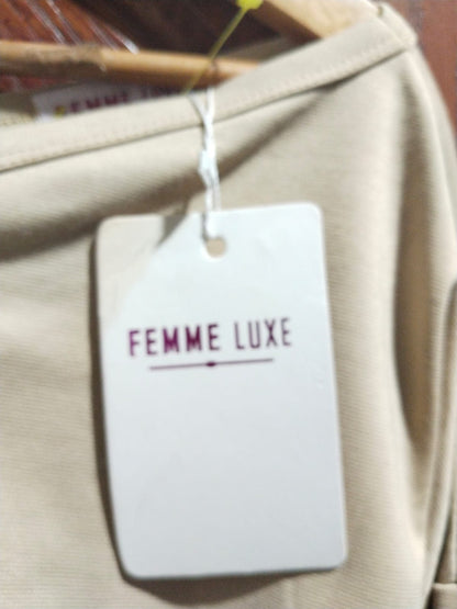 FEMME LUXE|XL|BUST 24|Marl Crop Off Shoulder Sweatshirt