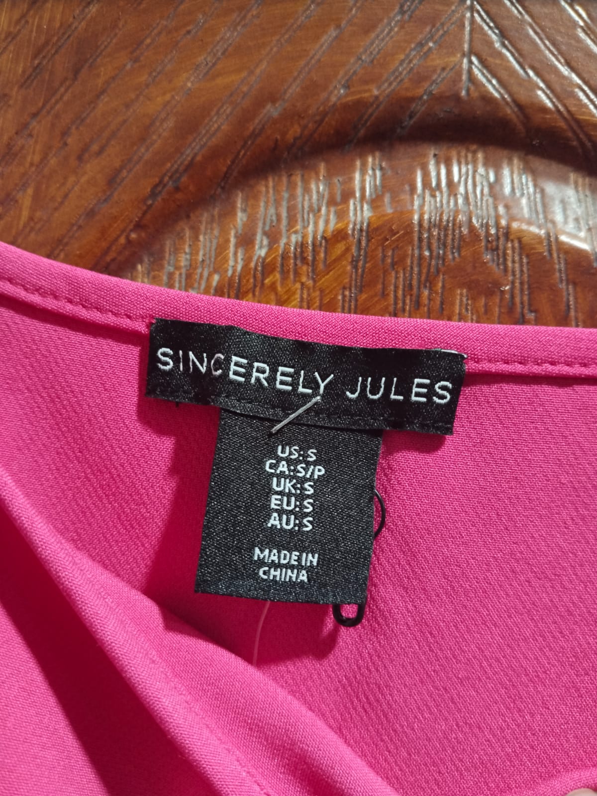 SINCERELY JULES|S|BUST 16.5|Bright Pink Square Neck Corset Crop Top