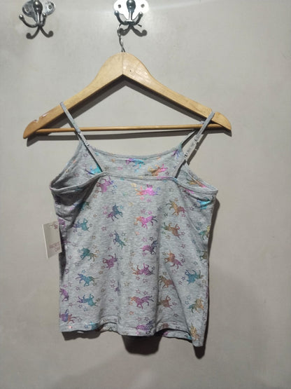 SO|M|BUST 14|Girls Unicorn Print Camisoles