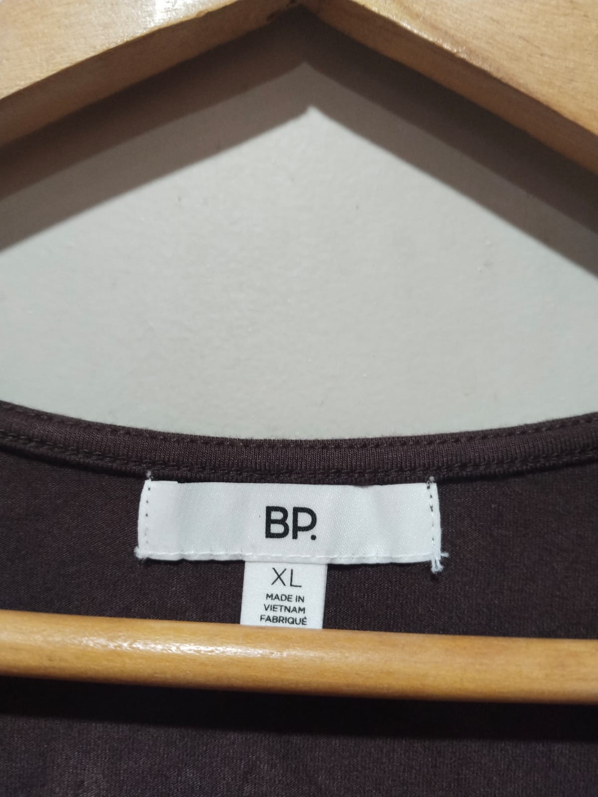BP NORDSTORM|XL|BUST 18.5|Dark Brown Ring Detail Cut Out Long Sleeve Top