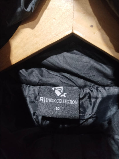 R EMIXX COLLECTION|M|BUST 19|Black Women's Slim-Fit Puffer Coat