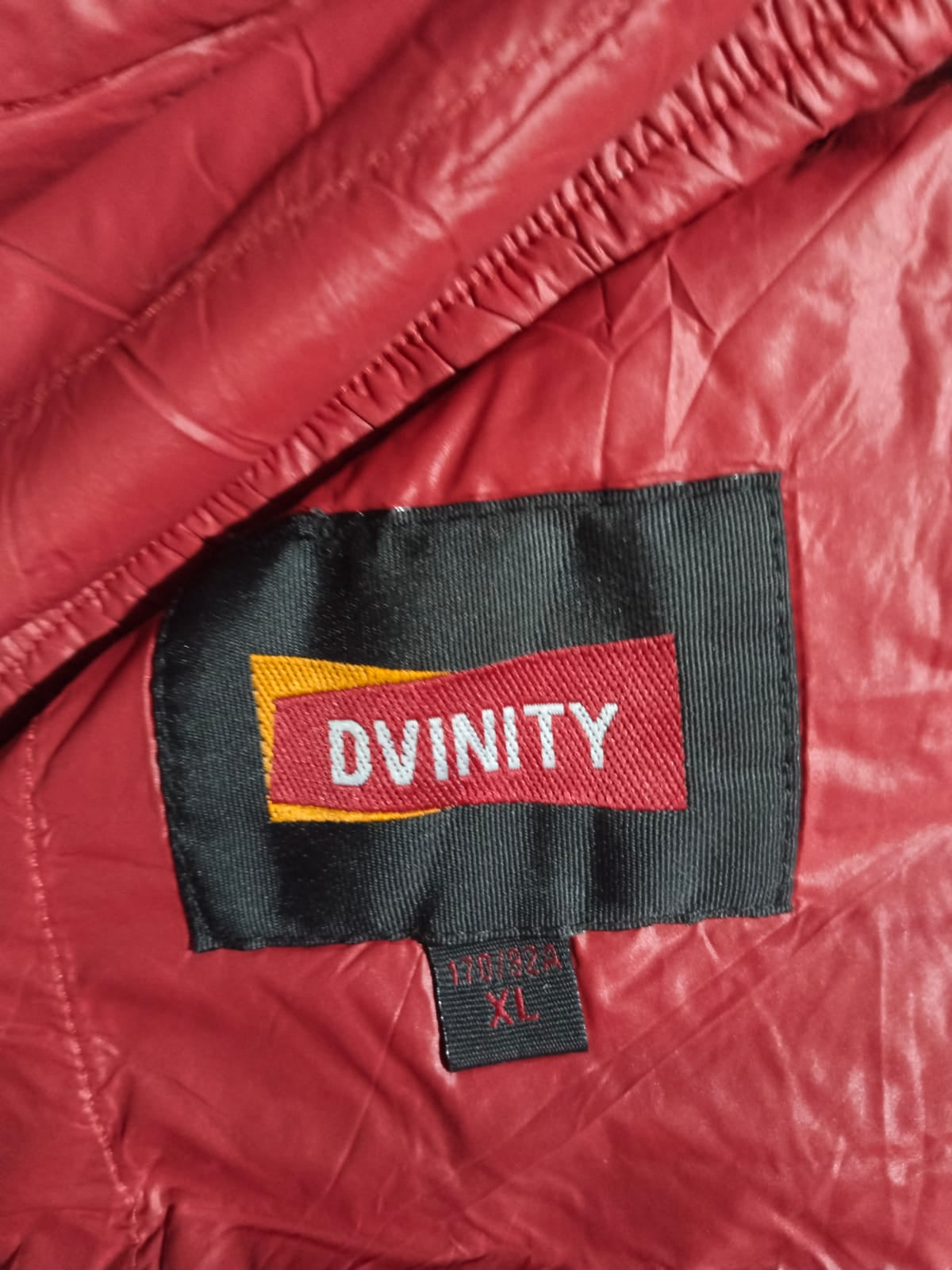 DVINITY|L|BUST 19|Red Packable Puffer Jacket