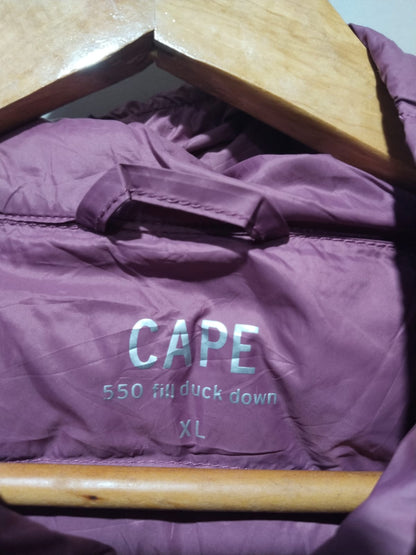 CAPE|XL|BUST 22|550 FILL DUCK DOWN Powder Feel Down Long Coat