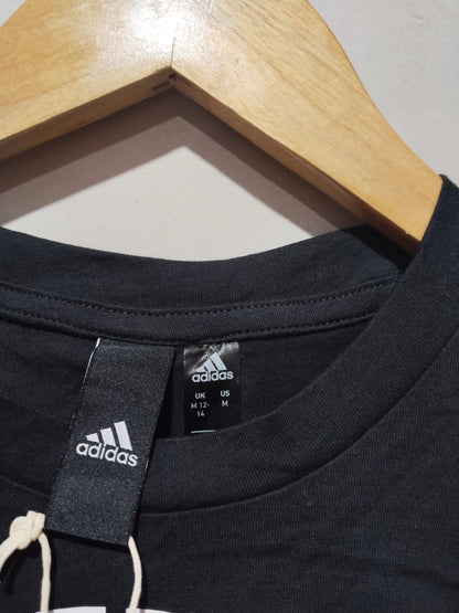 ADIDAS|M|BUST 17.5|Crew-Neck T-Shirt with Front Knot