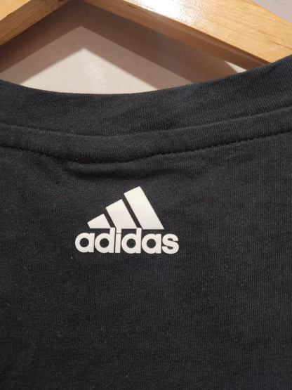 ADIDAS|M|BUST 17.5|Crew-Neck T-Shirt with Front Knot