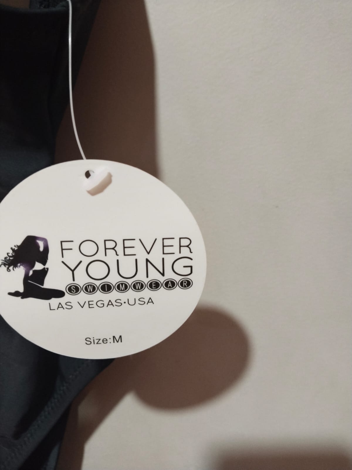 FOREVER YOUNG |M|BUST 15| Black One Piece Swimsuit
