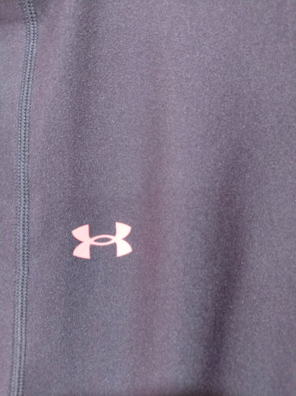 UNDER ARMOUR|M|WAIST 28|Women's HeatGear® No-Slip Waistband Mesh Panel Leggings