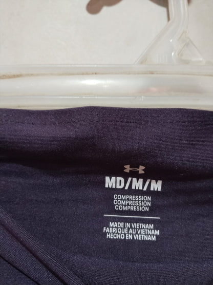 UNDER ARMOUR|M|WAIST 28|Women's HeatGear® No-Slip Waistband Mesh Panel Leggings