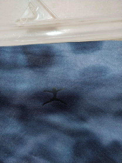 DANSKIN|XXL|WAIST 36|Super Soft Navy Blue Camo Wash 7/8 Legging