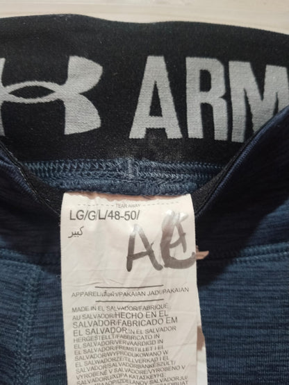 UNDER ARMOUR|L|WAIST 30| Navy Blue Hot Pink Insert Space Dye Athletic Pants