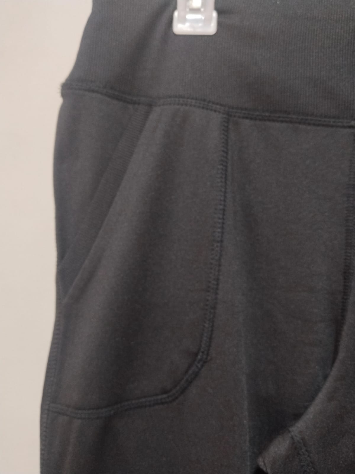 ADRIENNE VITTADINI|L|WAIST 30|Black Power Active Sports Leggings with Pocket