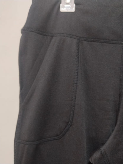 ADRIENNE VITTADINI|L|WAIST 30|Black Power Active Sports Leggings with Pocket