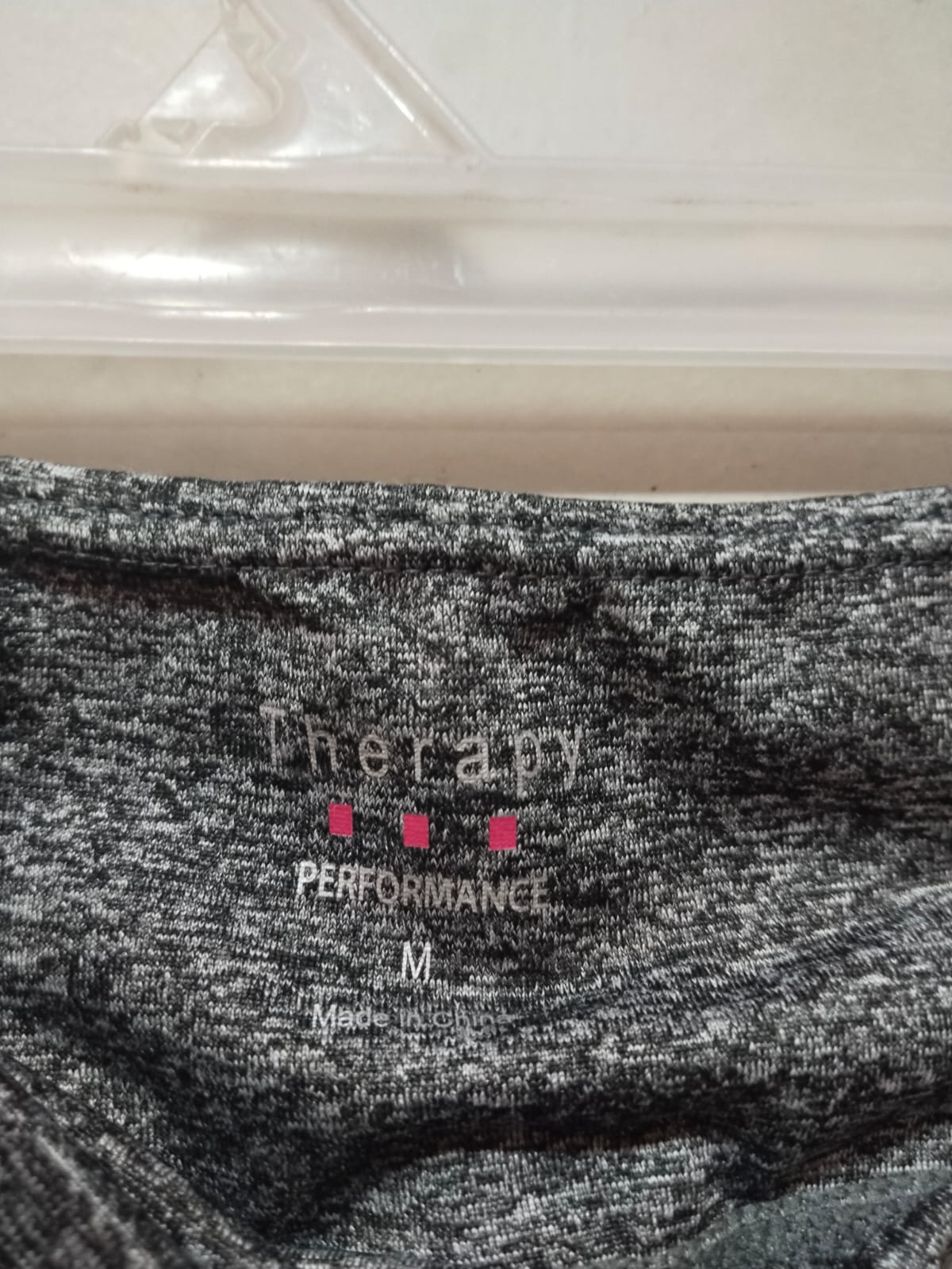 THERAPY|M|WAIST 28|Black and Gray Color-Block Leggings with Stretchy Fit