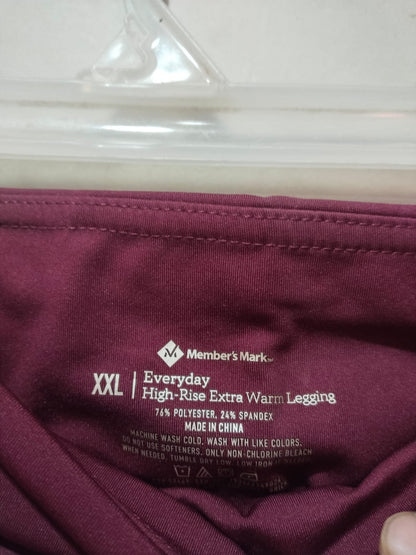MEMBERS MARK|XXL|WAIST 36|Women's Everyday Extra Warm High Rise Leggings