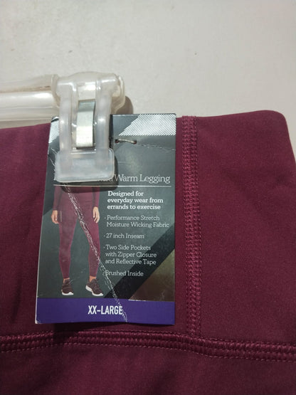 MEMBERS MARK|XXL|WAIST 36|Women's Everyday Extra Warm High Rise Leggings