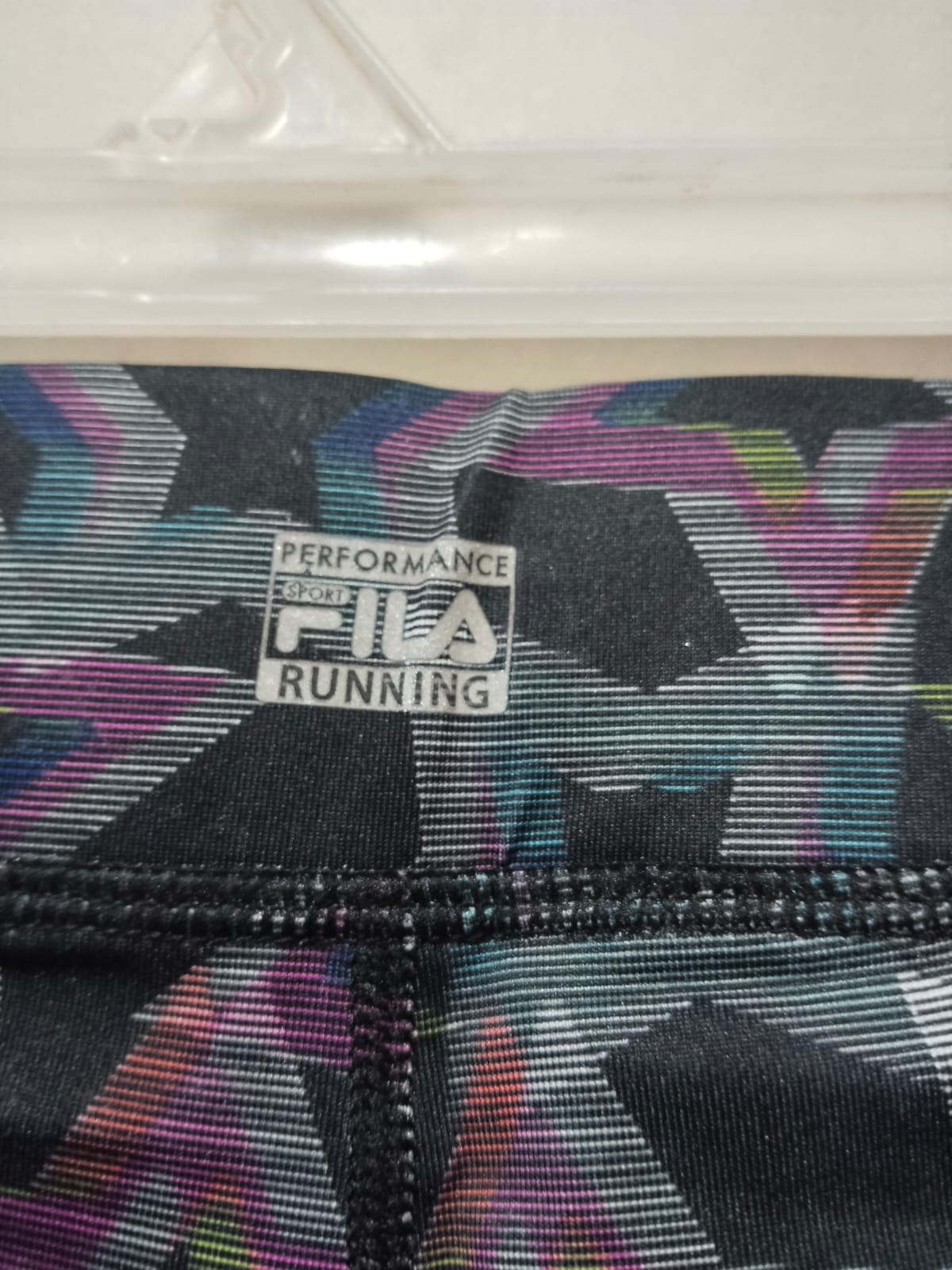 FILA SPORT |M|WAIST 32|Abstract Stars Stretch Running Leggings