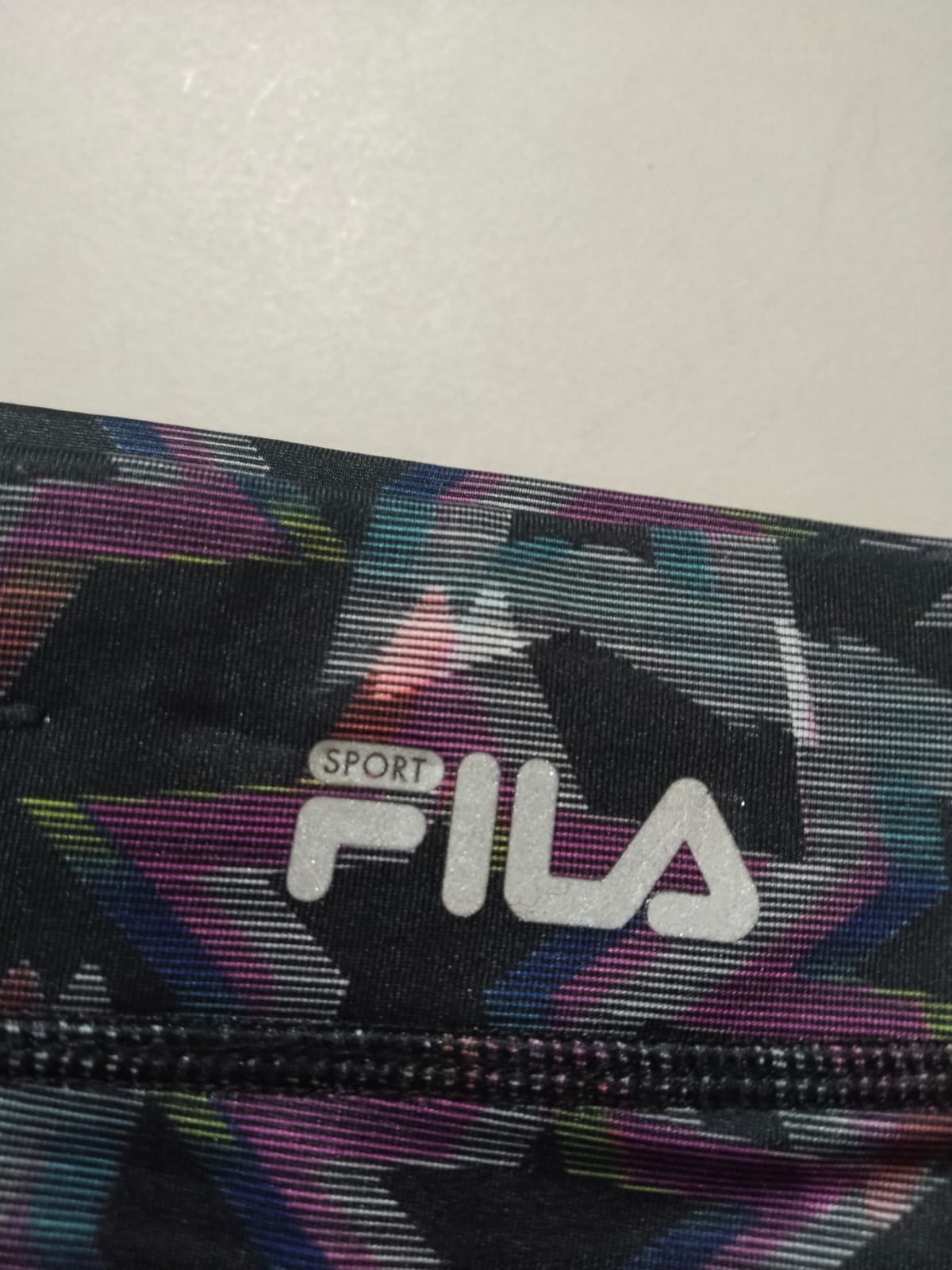 FILA SPORT |M|WAIST 32|Abstract Stars Stretch Running Leggings