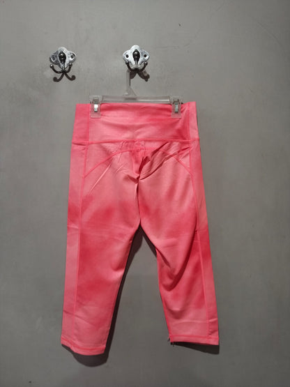 ADIDAS|S|WAIST 26| SPORTSWEAR Future Icons Allover Print Cotton 7/8 Leggings