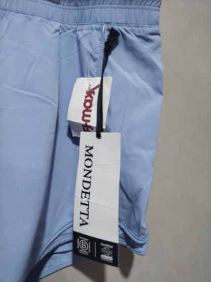 MONDETTA|XL|WAIST 36|Women's Performance Luxury Shorts Light Blue