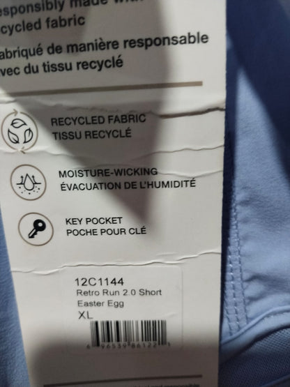 MONDETTA|XL|WAIST 36|Women's Performance Luxury Shorts Light Blue