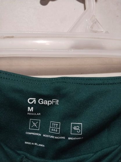 GAPFIT|M|WAIST 29|Women's Compression Shorts in Dark Green with Pockets
