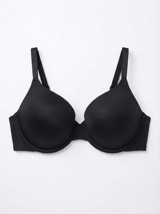 NO BOUNDARIES|38C|Full Coverage Black Everyday Contour Bra