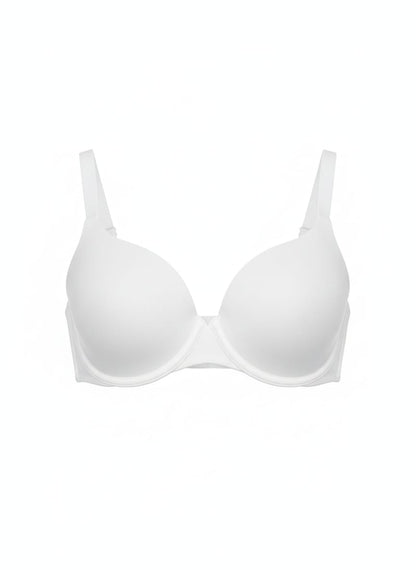 NO BOUNDARIES|34D|Basic White Everyday Wired Bra