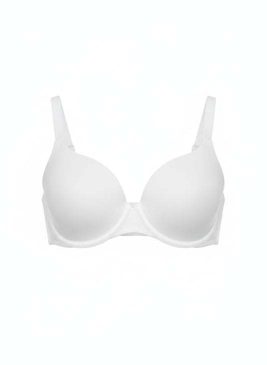 NO BOUNDARIES|34D|Basic White Everyday Wired Bra