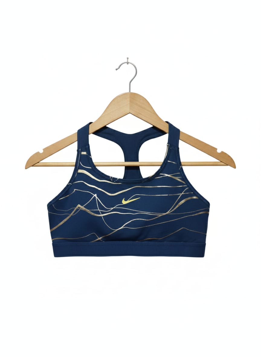 NIKE DRIFIT|M|BUST 13| Swoosh Icon Clash Sports Bra