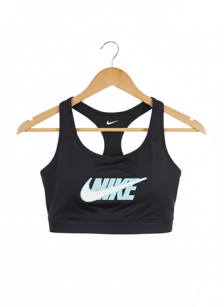 NIKE DRIFIT|M|BUST 14|Swoosh Icon Clash Sports Bra