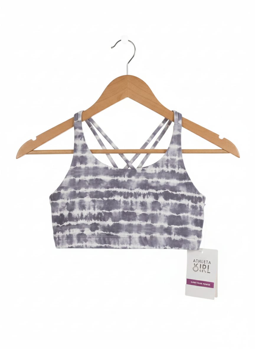 ATHLETA GIRL|XL|BUST 13.5|Seamless Nude Medium Support Yoga Bralette