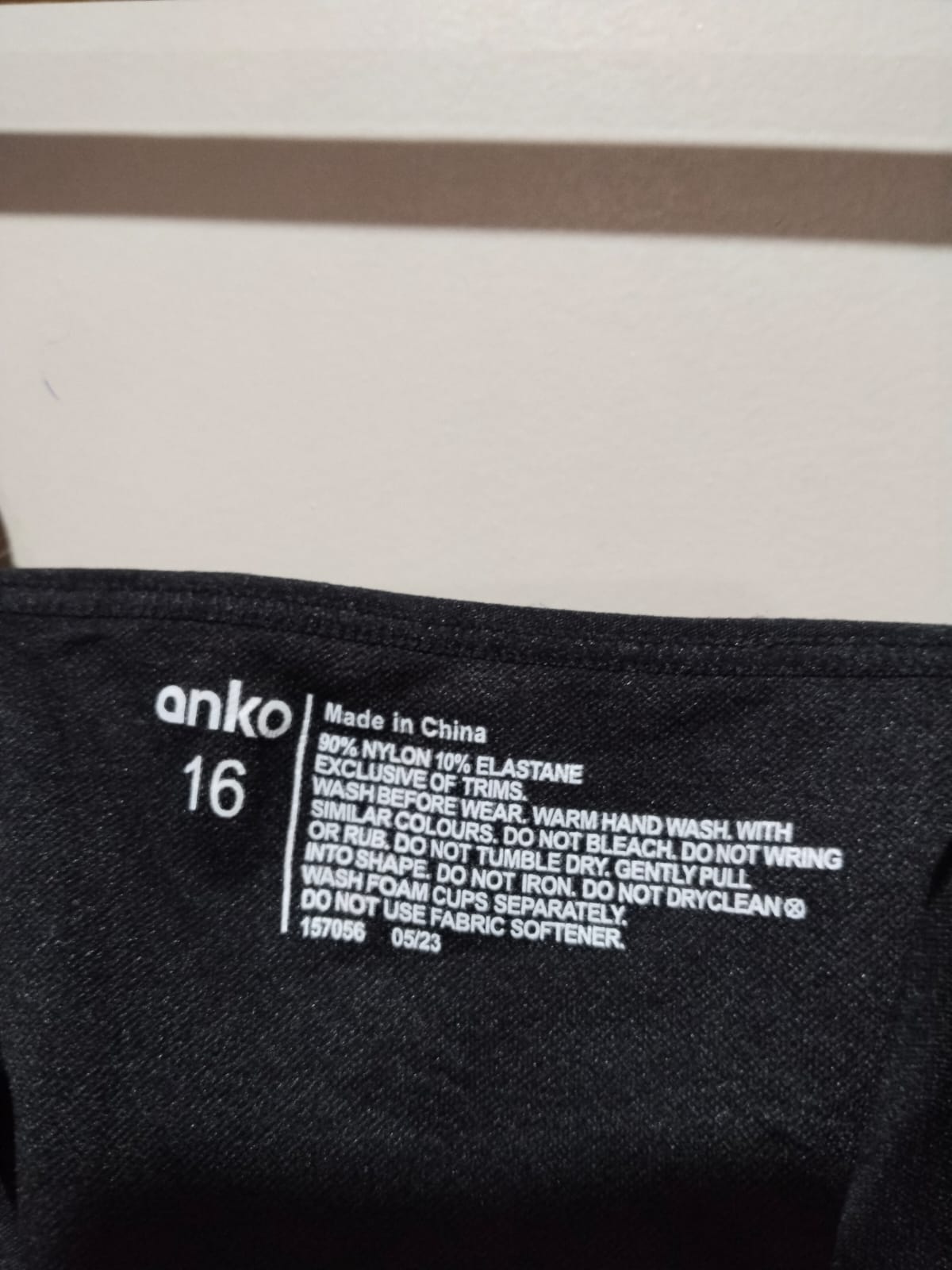 ANKO |L|BUST 15.5|Full Coverage Everyday Bralette