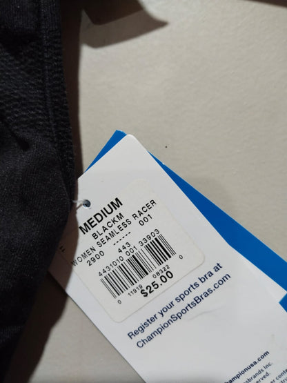 CHAMPION|M|BUST 11|The Freedom Black Sports Bra