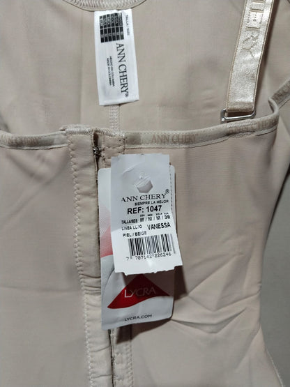 ANN CHERRY|M|BUST 12|Seamless Nude Tummy Control Bodysuit Shapewear