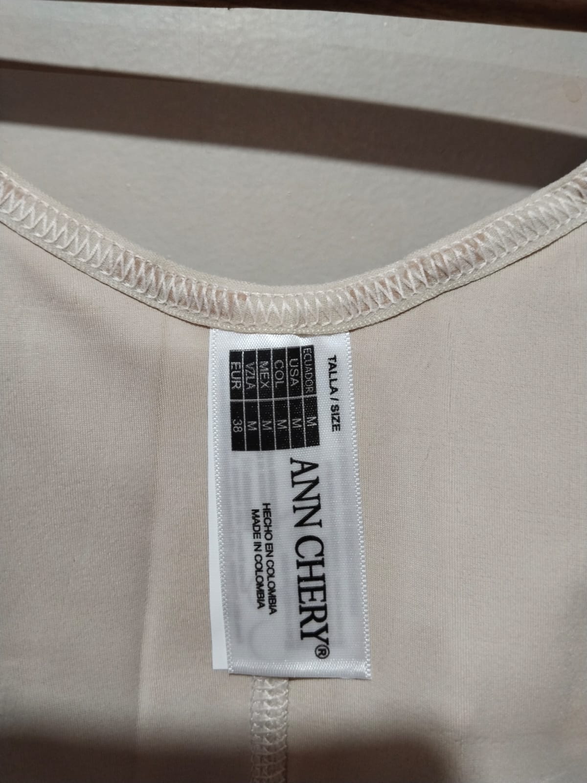 ANN CHERRY|M|BUST 12|Seamless Nude Tummy Control Bodysuit Shapewear