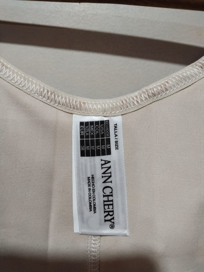 ANN CHERRY|M|BUST 12|Seamless Nude Tummy Control Bodysuit Shapewear