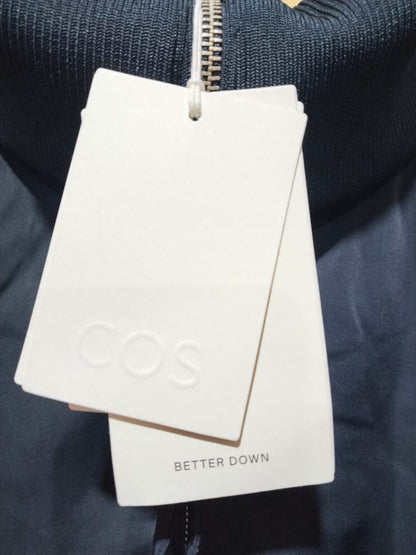 COS|M|BUST 26.5|NAVY BLUE PUFFER BOMBER JACKET